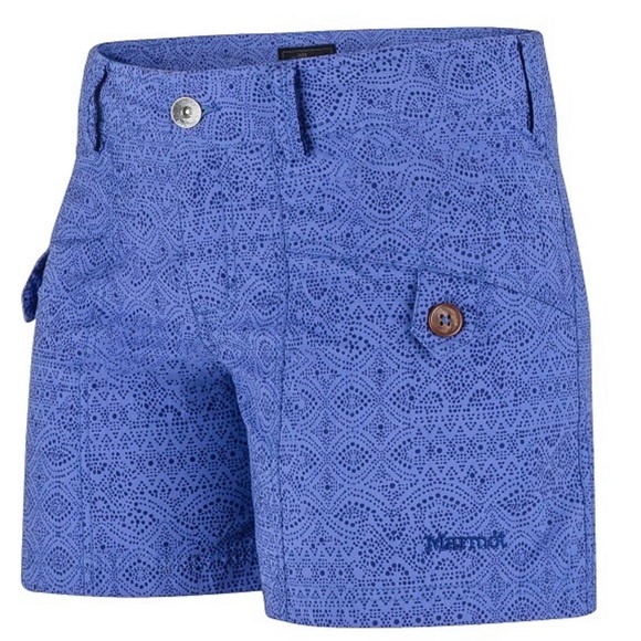 Marmot Pants - MARMOT Ginny‎ Short Deep Dusk Spot Women’s Size 6
